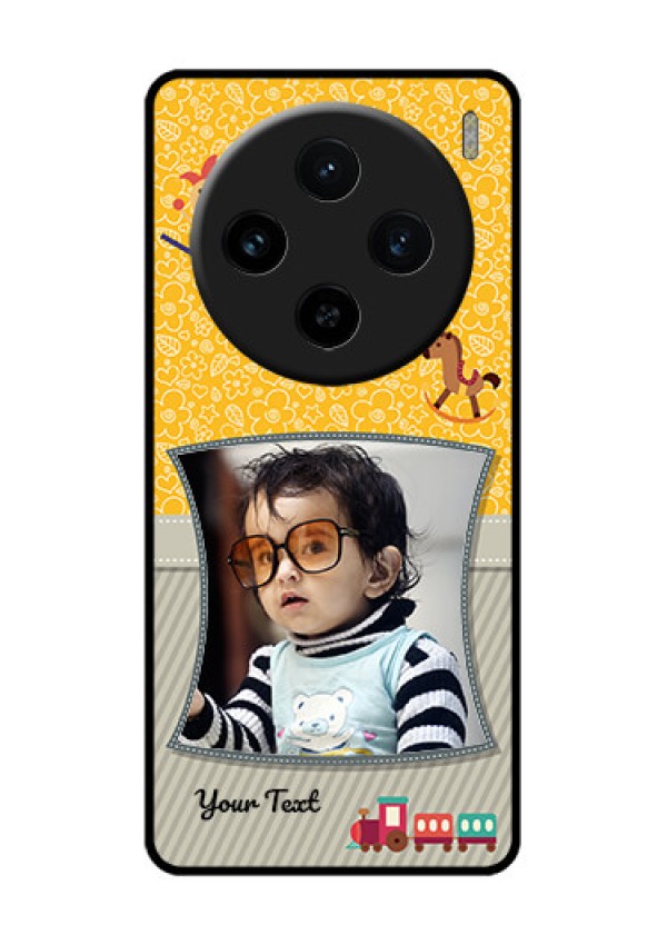 Vivo X100 5G Custom Glass Phone Case - Baby Picture Upload Design