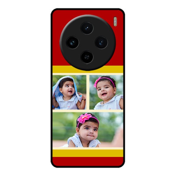 Vivo X100 5G Custom Glass Phone Case - Multiple Pic Upload Design