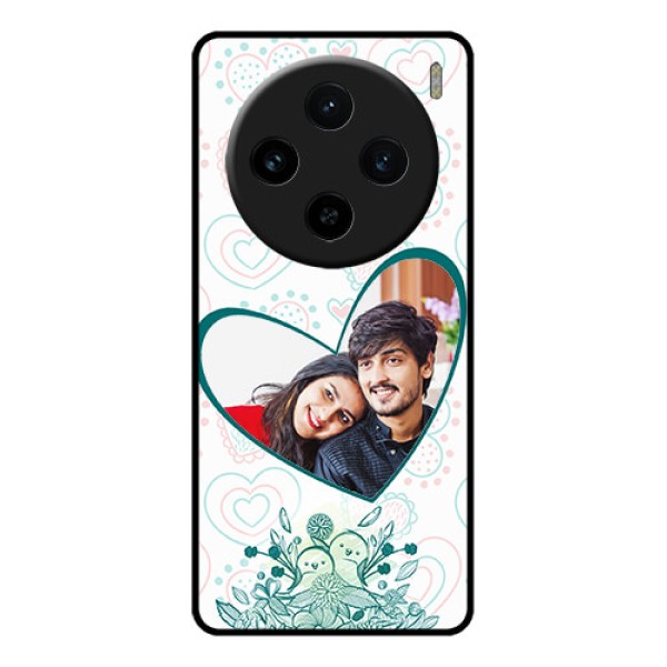 Vivo X100 5G Custom Glass Phone Case - Premium Couple Design
