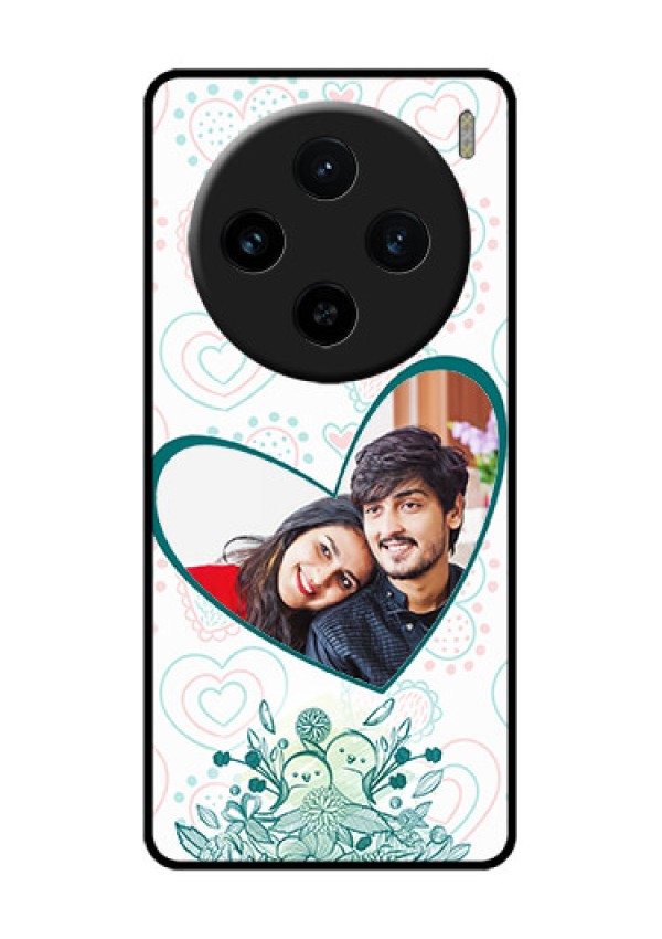Vivo X100 5G Custom Glass Phone Case - Premium Couple Design