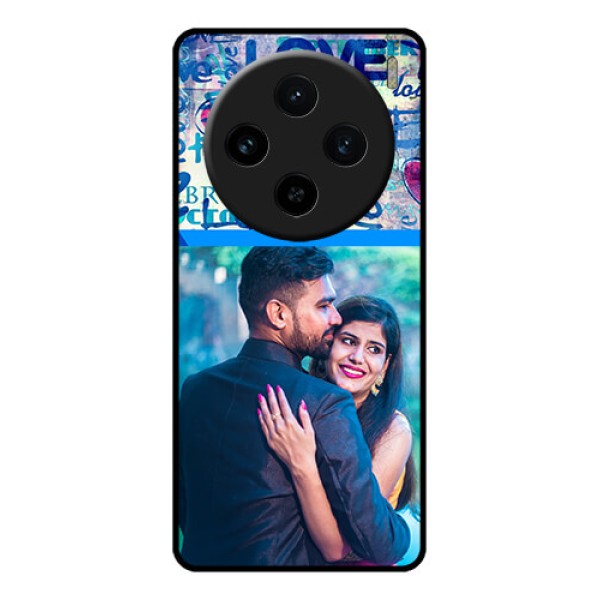 Vivo X100 5G Custom Glass Phone Case - Colorful Love Design