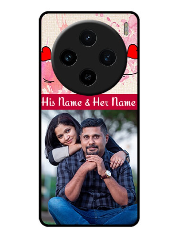 Custom Vivo X100 5G Custom Glass Phone Case - You And Me Case Design