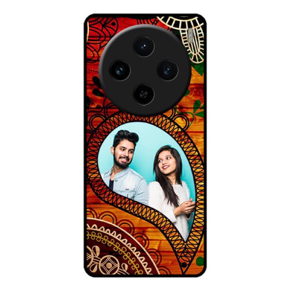 Vivo X100 5G Custom Glass Phone Case - Abstract Colorful Design