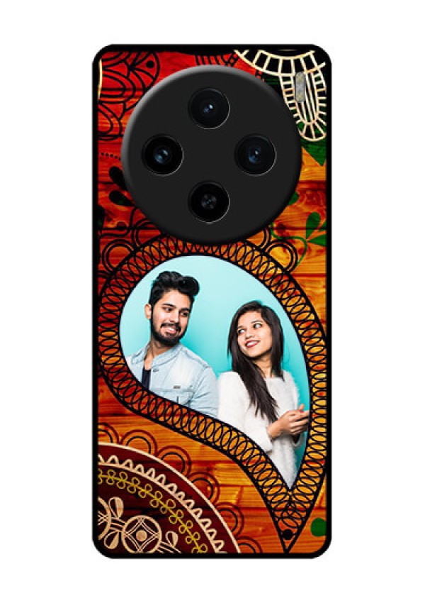 Vivo X100 5G Custom Glass Phone Case - Abstract Colorful Design