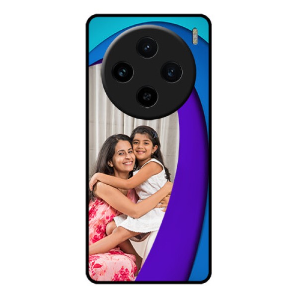 Vivo X100 5G Custom Glass Phone Case - Simple Pattern Design