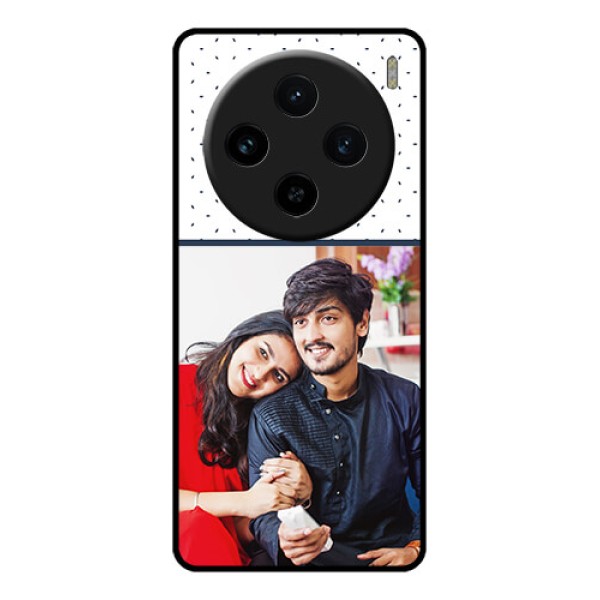 Vivo X100 5G Custom Glass Phone Case - Premium Dot Design