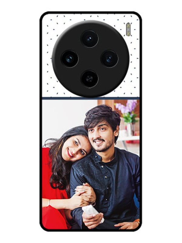 Custom Vivo X100 5G Custom Glass Phone Case - Premium Dot Design