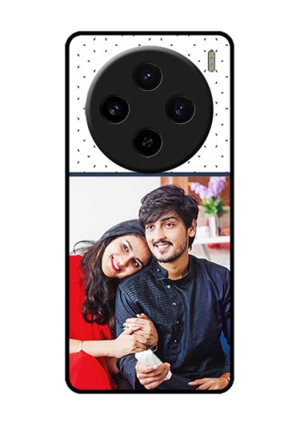 Vivo X100 5G Custom Glass Phone Case - Premium Dot Design