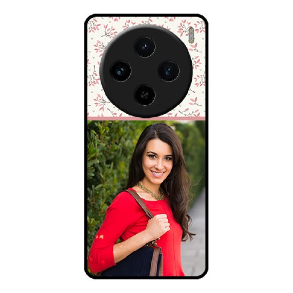 Vivo X100 5G Custom Glass Phone Case - Stunning Floral Design