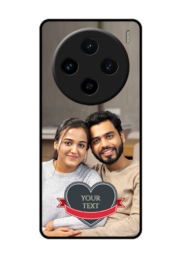 Vivo X100 5G Custom Glass Phone Case - Just Married Couple Design