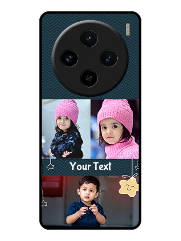 Custom Vivo X100 5G Custom Glass Phone Case - Hanging Stars Design