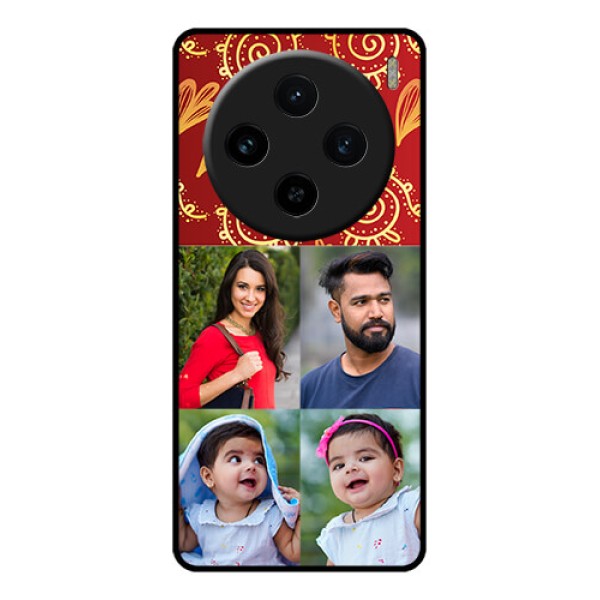 Vivo X100 5G Custom Glass Phone Case - 4 Image Traditional Design