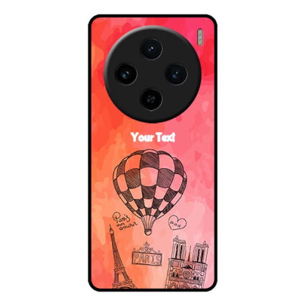 Vivo X100 5G Custom Glass Phone Case - Paris Theme Design