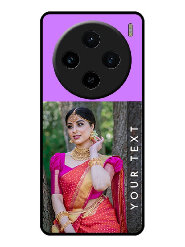 Custom Vivo X100 5G Custom Glass Phone Case - Birthday Icons Design