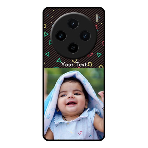 Vivo X100 5G Custom Glass Phone Case - With Confetti Birthday Design Vivo X100 5G Custom Glass Phone Case - With Confetti Birthday Design