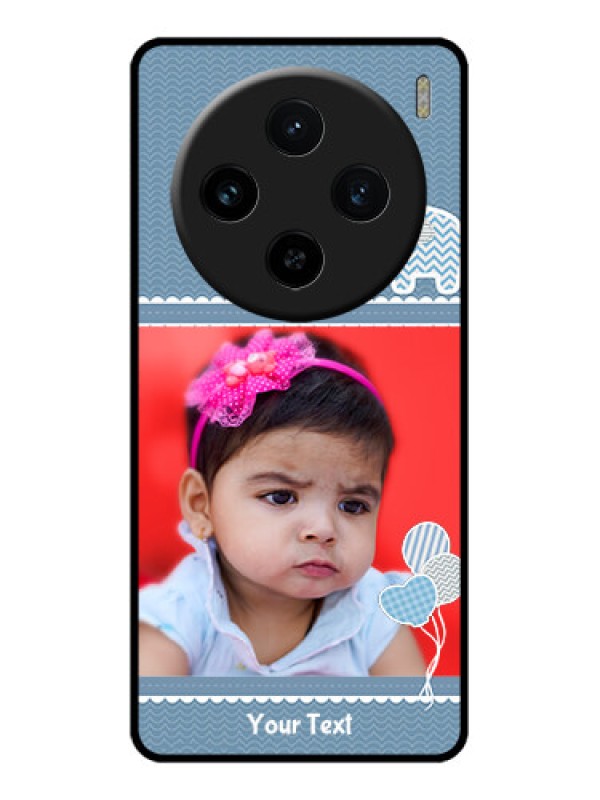 Custom Vivo X100 5G Custom Glass Phone Case - With Kids Pattern Design