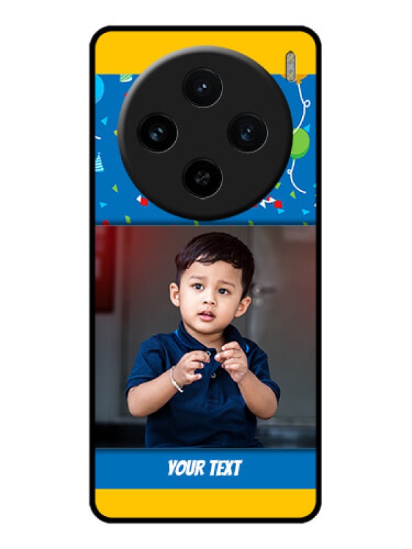 Custom Vivo X100 5G Custom Glass Phone Case - Birthday Wishes Design