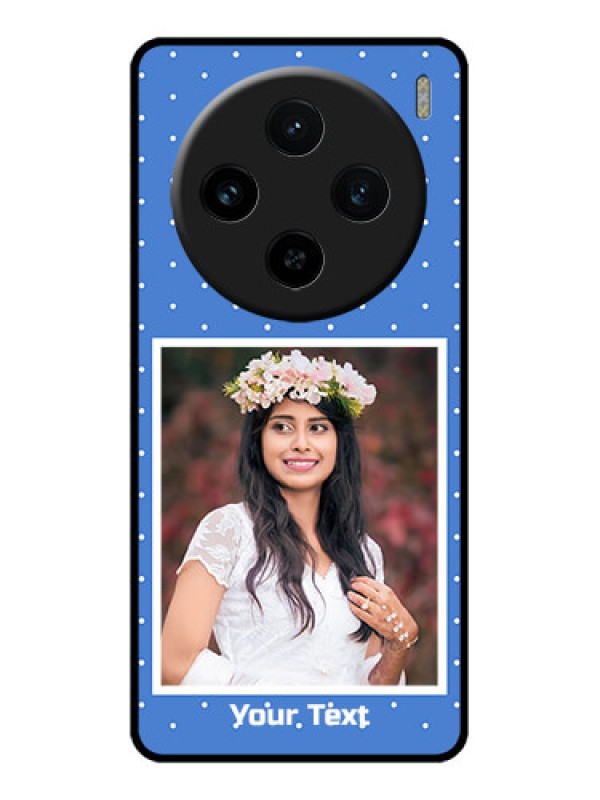 Custom Vivo X100 5G Custom Glass Phone Case - Polka Dots Design