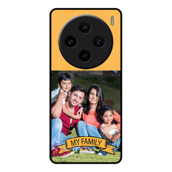 Vivo X100 5G Custom Glass Phone Case - My Family Design