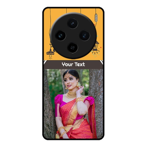 Vivo X100 5G Custom Glass Phone Case - With Family Picture And Icons Vivo X100 5G Custom Glass Phone Case - With Family Picture And Icons