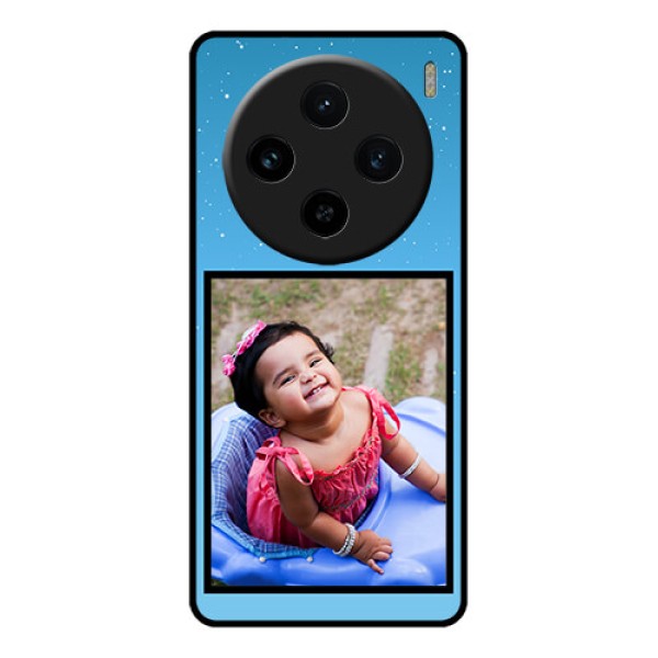 Vivo X100 5G Custom Glass Phone Case - Wave Pattern Colorful Design