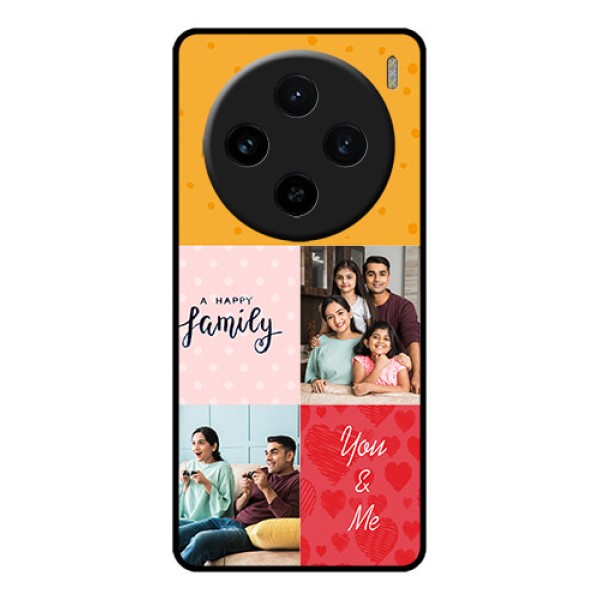 Vivo X100 5G Custom Glass Phone Case - Images With Quotes Design
