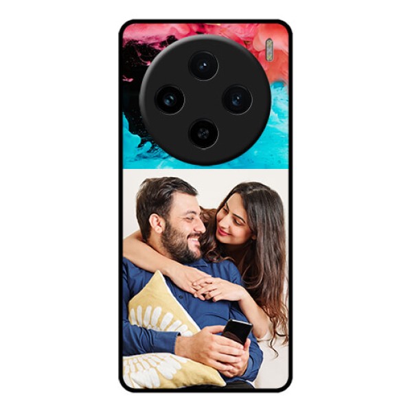 Vivo X100 5G Custom Glass Phone Case - Quote With Acrylic Painting Design Vivo X100 5G Custom Glass Phone Case - Quote With Acrylic Painting Design