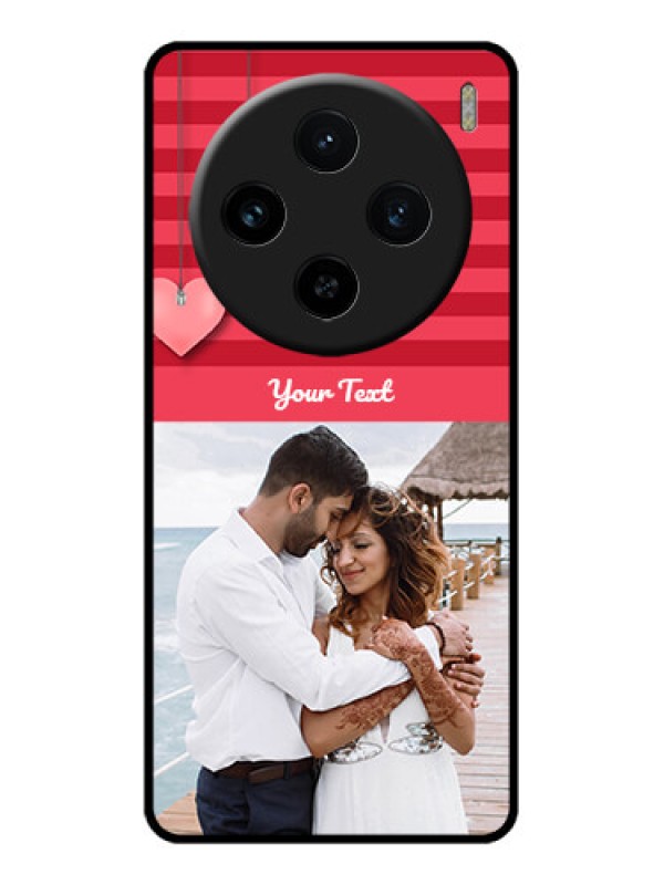 Custom Vivo X100 5G Custom Glass Phone Case - Valentines Day Design