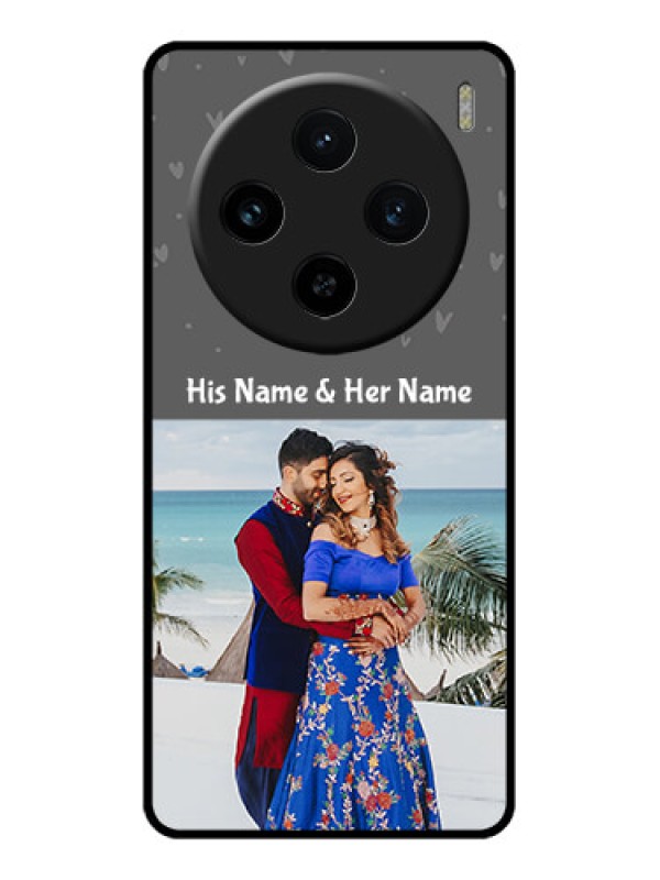 Custom Vivo X100 5G Custom Glass Phone Case - Buy Love Design With Photo Online