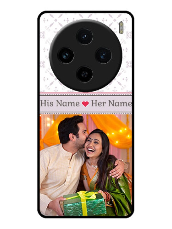 Custom Vivo X100 5G Custom Glass Phone Case - With Photo And Ethnic Design