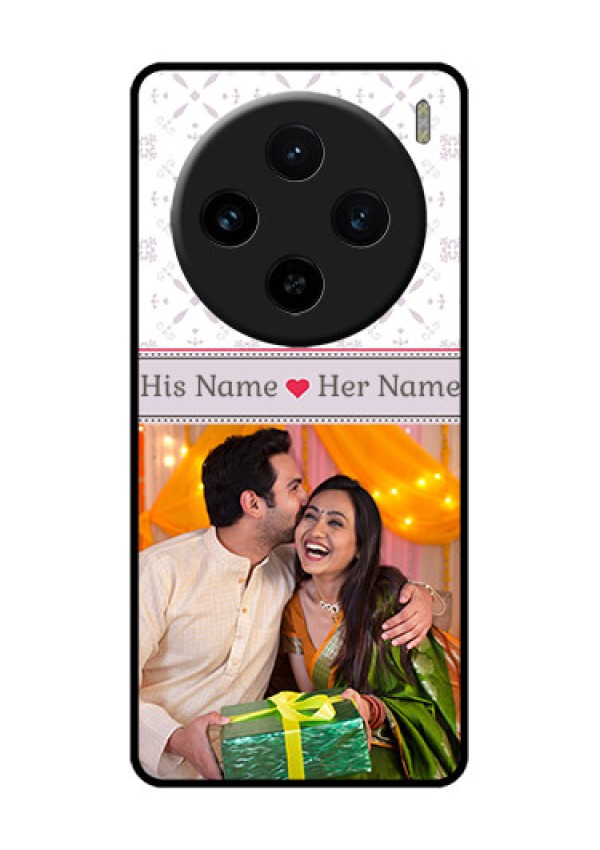Vivo X100 5G Custom Glass Phone Case - With Photo And Ethnic Design