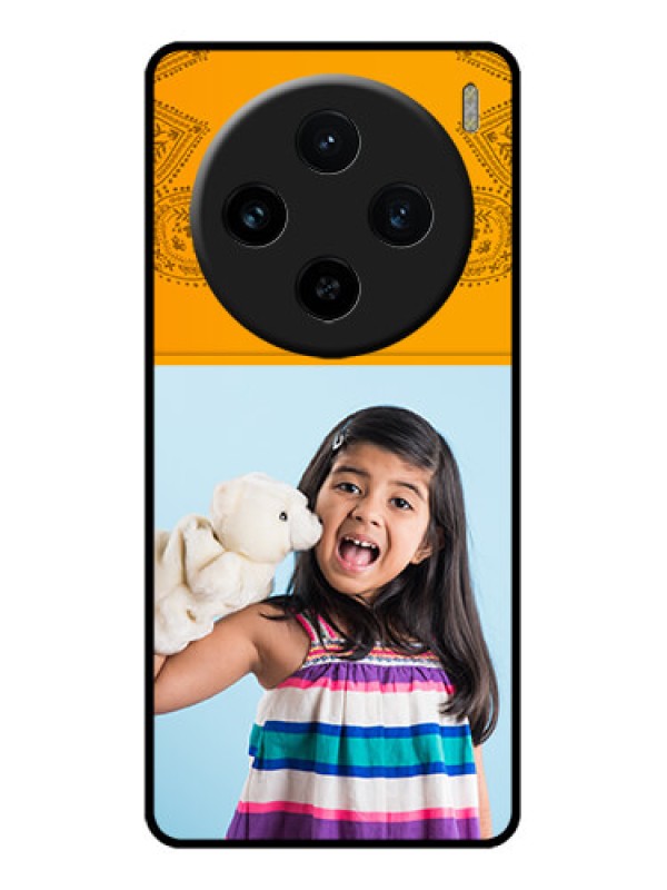 Custom Vivo X100 5G Custom Glass Phone Case - Photo Wedding Design