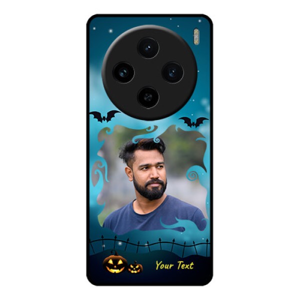 Vivo X100 5G Custom Glass Phone Case - Halloween Frame Design