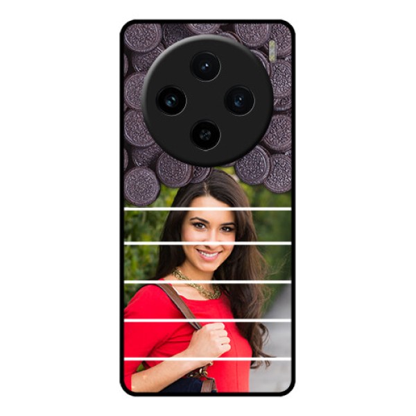 Vivo X100 5G Custom Glass Phone Case - With Oreo Biscuit Design
