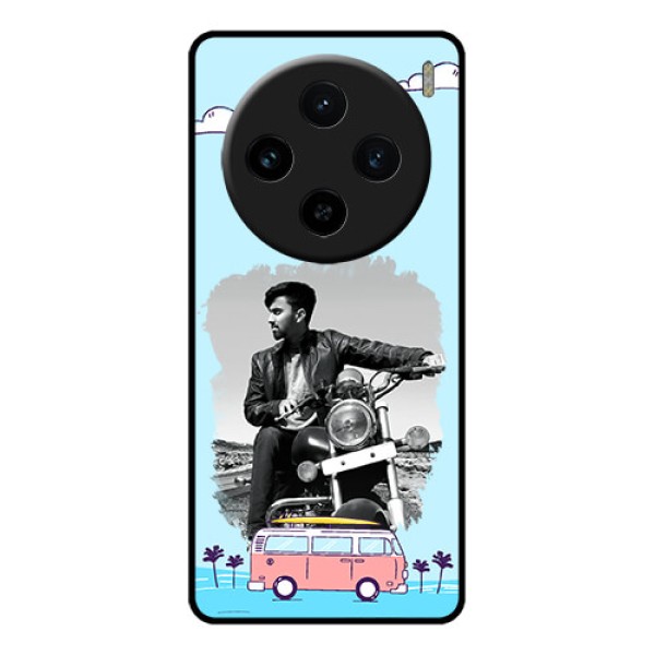 Vivo X100 5G Custom Glass Phone Case - Travel & Adventure Design