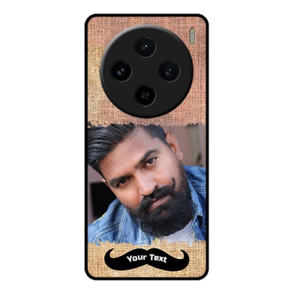 Vivo X100 5G Custom Glass Phone Case - With Texture Design