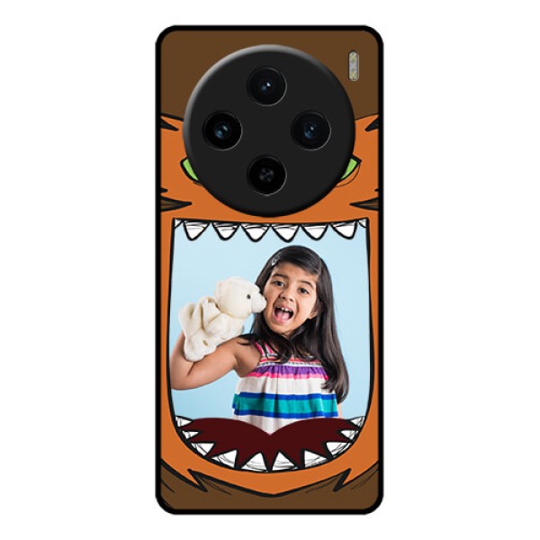 Vivo X100 5G Custom Glass Phone Case - Owl Monster Back Case Design Vivo X100 5G Custom Glass Phone Case - Owl Monster Back Case Design