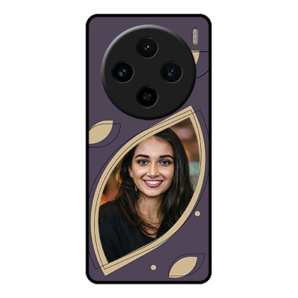 Vivo X100 5G Custom Glass Phone Case - Falling Leaf Design