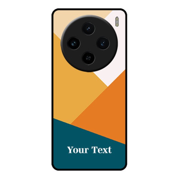 Vivo X100 5G Custom Glass Phone Case - Stacked Multi - Colour Design Vivo X100 5G Custom Glass Phone Case - Stacked Multi - Colour Design