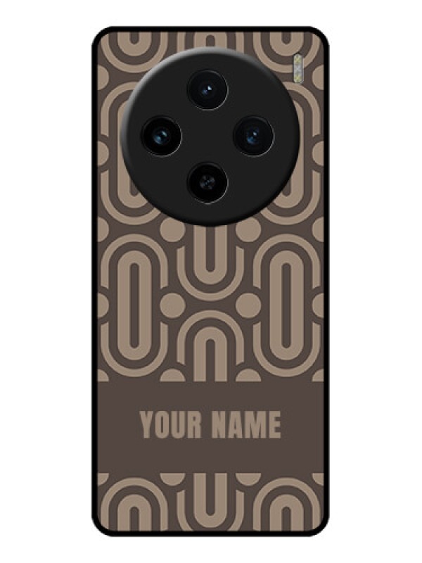 Custom Vivo X100 5G Custom Glass Phone Case - Captivating Zero Pattern Design