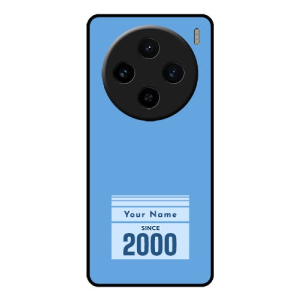 Vivo X100 5G Custom Glass Phone Case - Custom Year Of Birth Design