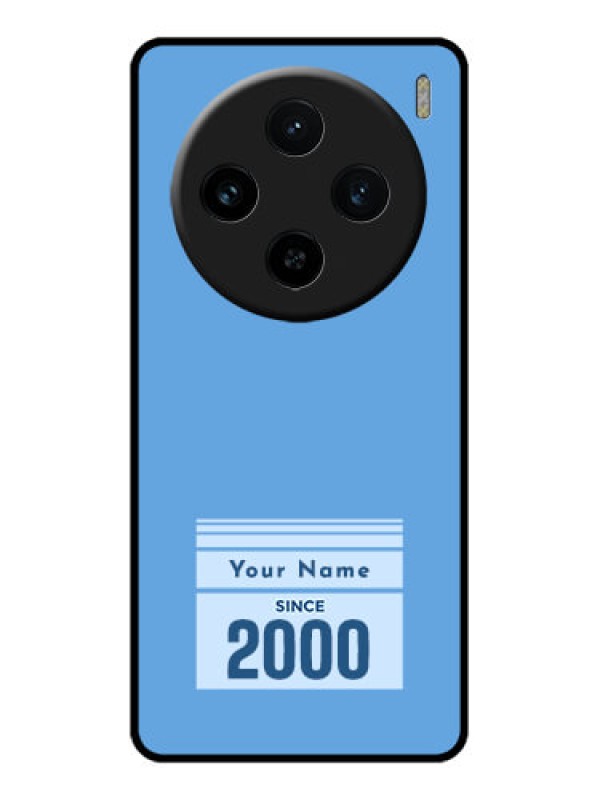 Custom Vivo X100 5G Custom Glass Phone Case - Custom Year Of Birth Design
