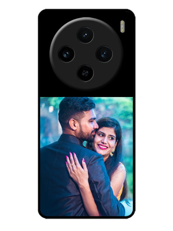 Custom Vivo X100 5G Custom Glass Phone Case - Upload Full Picture With Custom Color Design