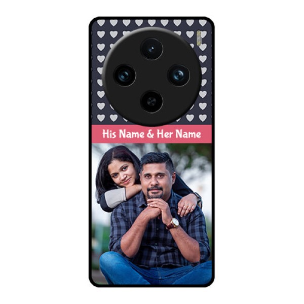 Vivo X100 Pro 5G Custom Glass Phone Case - Love Symbols Design