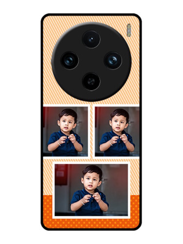 Custom Vivo X100 Pro 5G Custom Glass Phone Case - Bulk Photos Upload Design