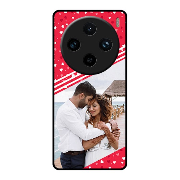 Vivo X100 Pro 5G Custom Glass Phone Case - Valentines Gift Design
