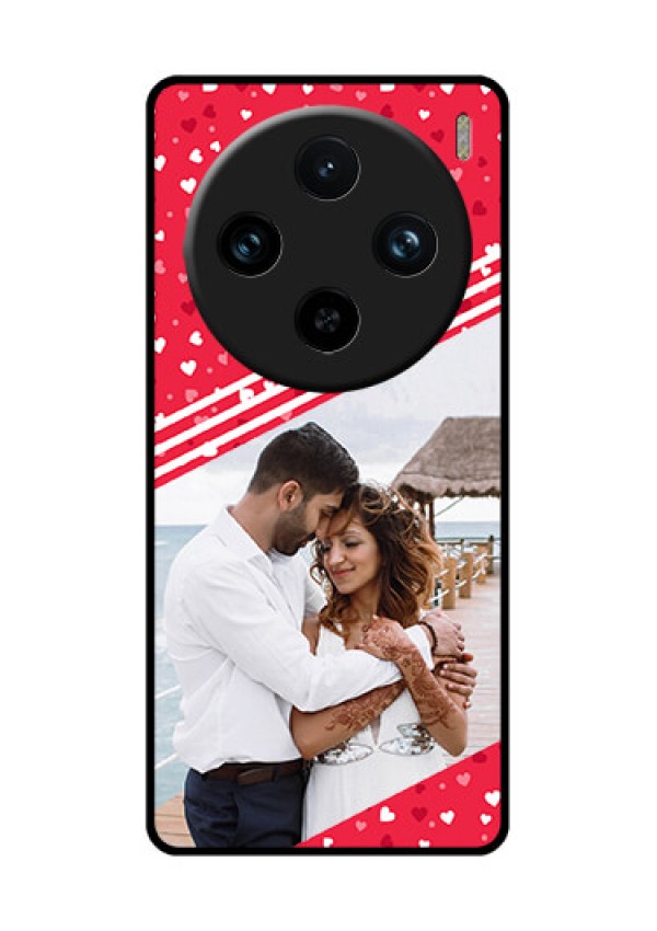 Vivo X100 Pro 5G Custom Glass Phone Case - Valentines Gift Design