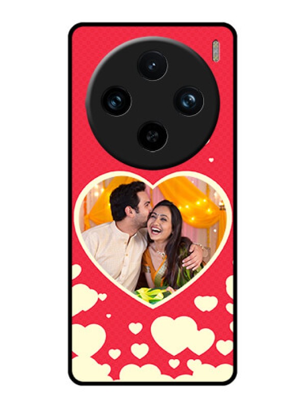 Custom Vivo X100 Pro 5G Custom Glass Phone Case - Love Symbols Phone Cover Design