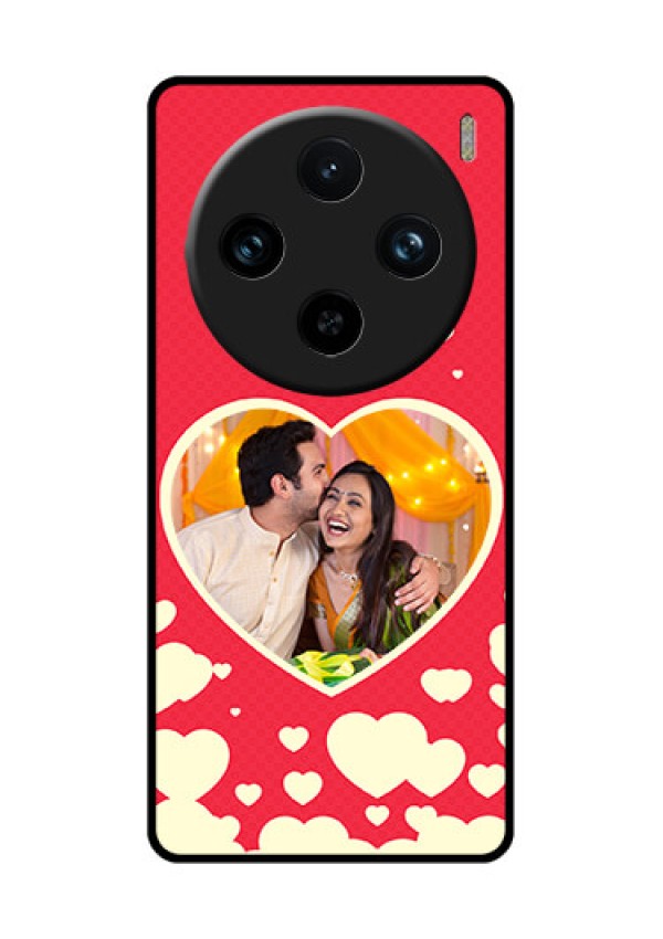 Vivo X100 Pro 5G Custom Glass Phone Case - Love Symbols Phone Cover Design