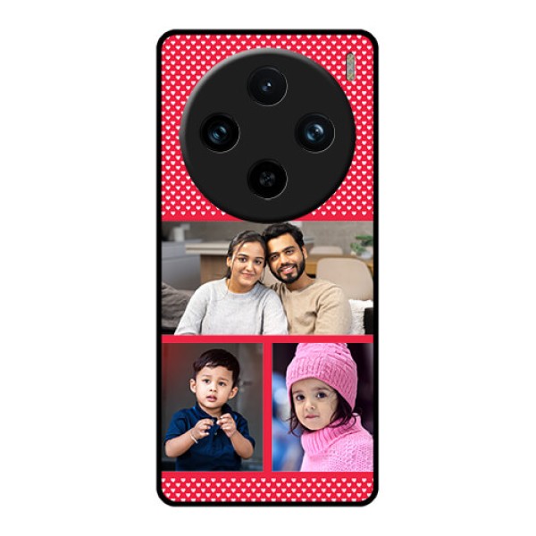 Vivo X100 Pro 5G Custom Glass Phone Case - Bulk Photo Upload Design